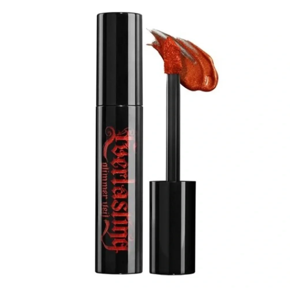 KAT VON D EVERLASTING GLIMMER VEIL LIQUID LIPSTICK ROCKER METALLIC COPPER NEW